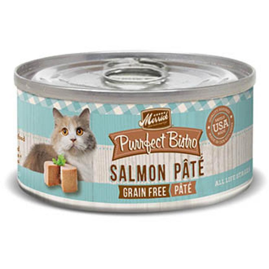 Merrick 無穀物三文魚肉醬貓罐頭 Salmon Pate 3oz (38256)