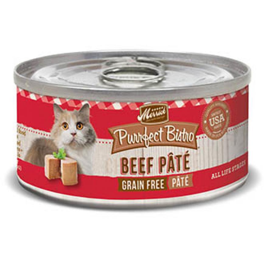 Merrick 無穀物牛肉肉醬貓罐頭 Beef Pate 3oz (38264)