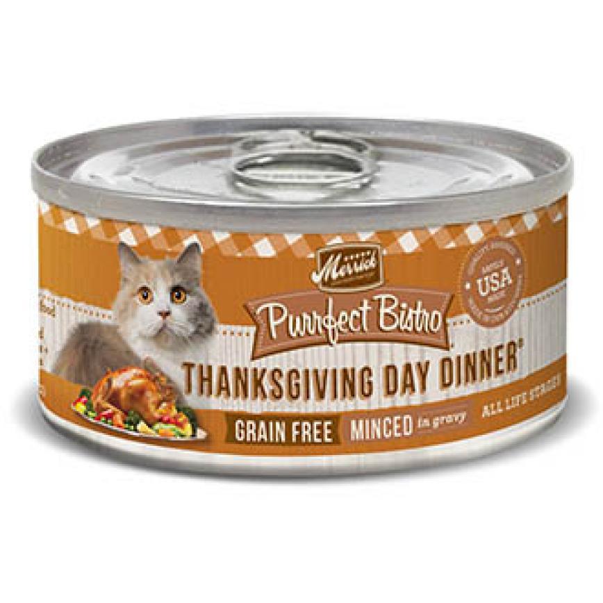 Merrick 無穀物感恩節大餐火雞鴨肉貓罐頭 Thanksgiving Day Dinner 3oz