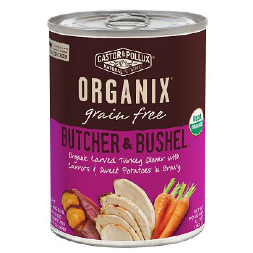CASTOR & POLLUX ORGANIX 狗罐頭 有機無穀物 火雞紅蘿蔔及甜薯 12.7oz (36014)