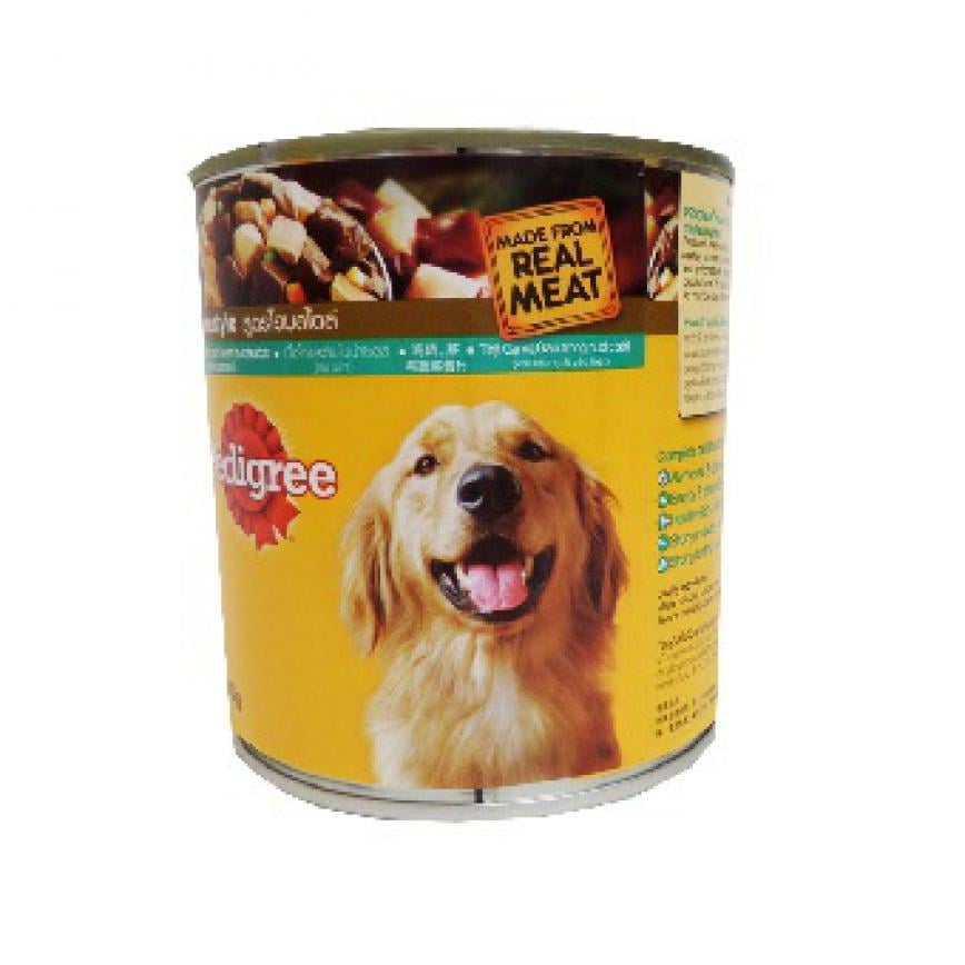Pedigree寶路 狗罐頭 雞肉蔬菜加肝 700g (10180469)