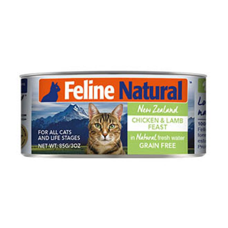 Feline Natural 主食貓罐頭 雞肉及羊肉盛宴 Chicken and Lamb Feast 85g (F9-C-CL85)