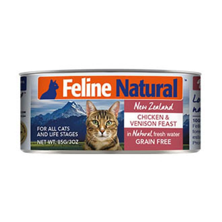 Feline Natural 主食貓罐頭 雞肉及鹿肉盛宴 Chicken and Venison Feast 85g (F9-C-CV85)