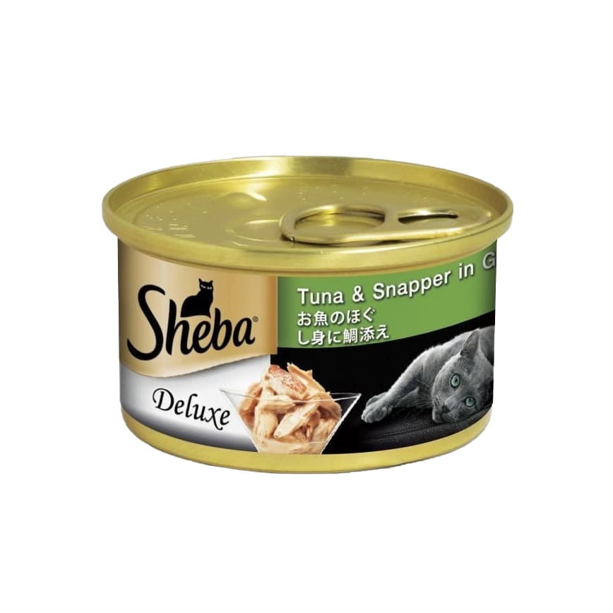 Sheba 貓主食罐 湯汁吞拿魚加鯛魚 85g