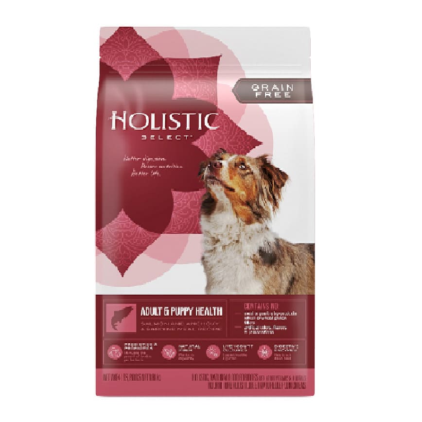 Holistic Select活力滋 成犬 無穀物四種魚配方 Adult & Puppy Salmon Anchovy & Sardine 24lb (31102)