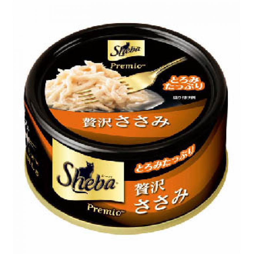 Sheba 日式貓罐頭 黑罐系列 嫩滑雞絲 75g (10161469)