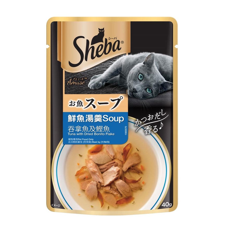 Sheba 鮮魚湯羹 吞拿魚及鰹魚 40g