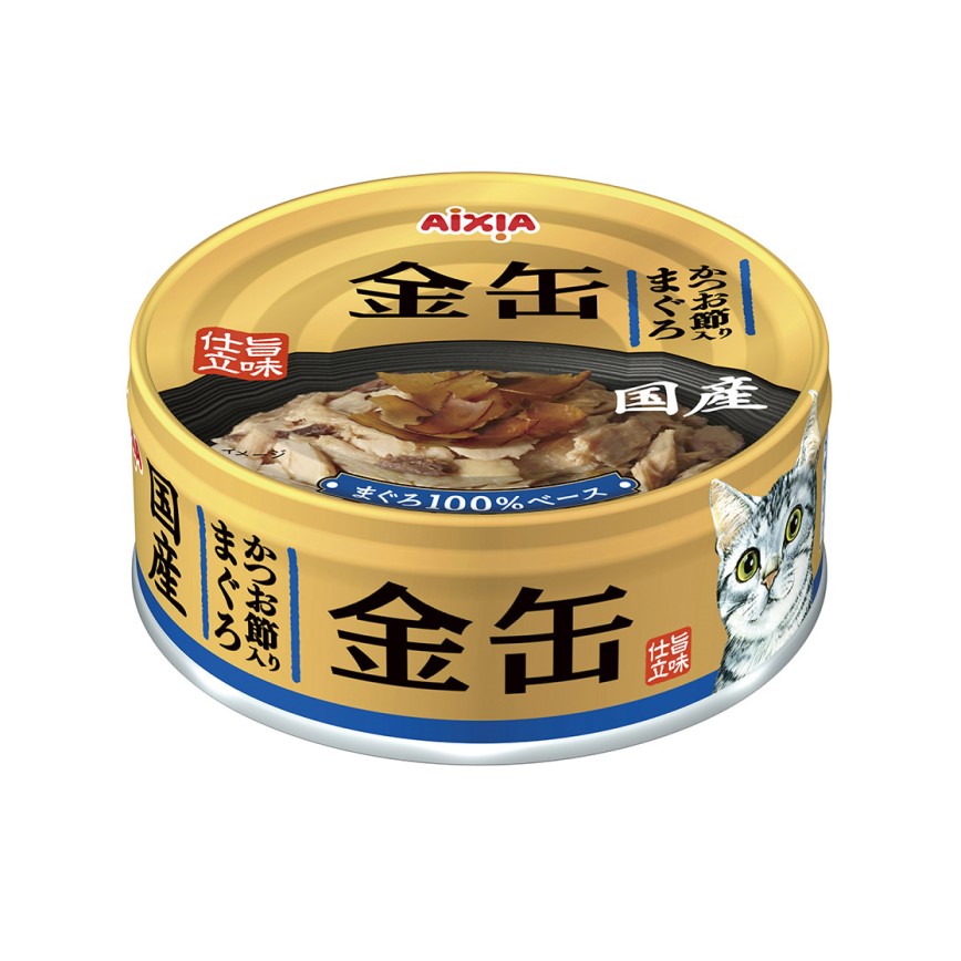 愛喜雅 貓 吞拿魚+柴魚片 70g