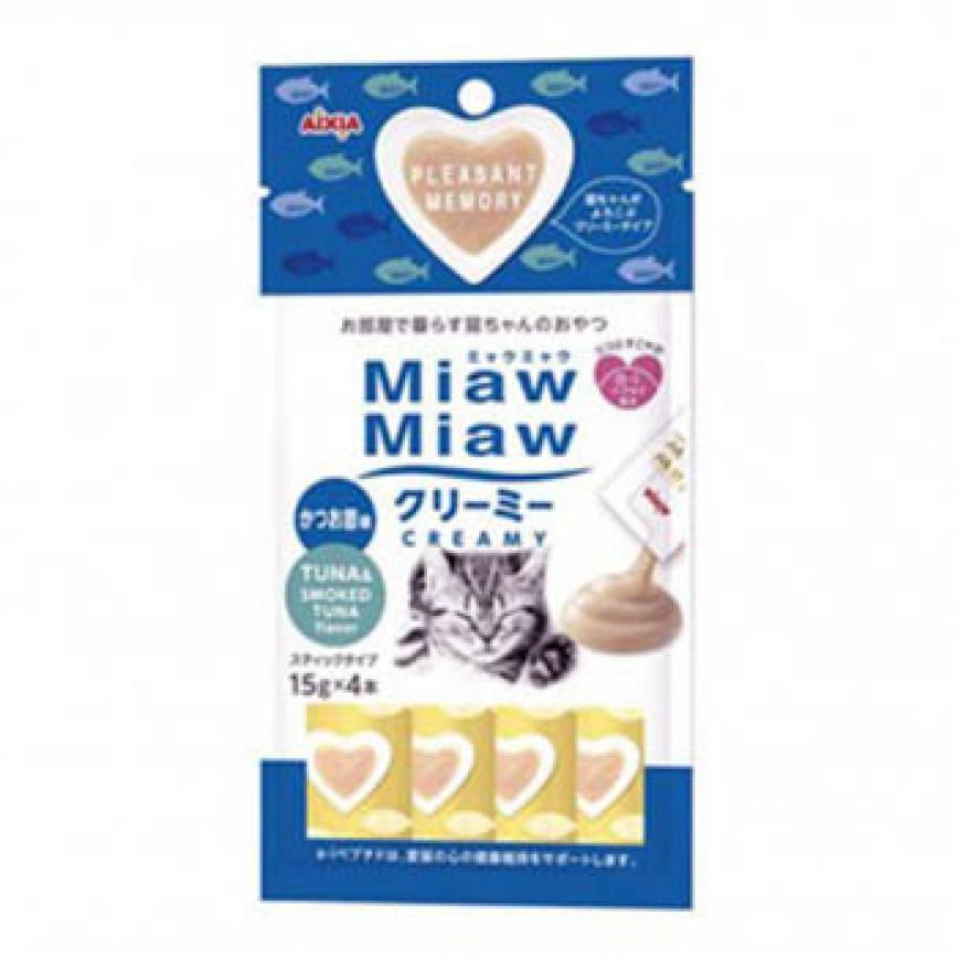 AIXIA 愛喜雅 MiawMiaw肉泥餐包 煙燻吞拿魚肉醬 60g (MMCM-4)