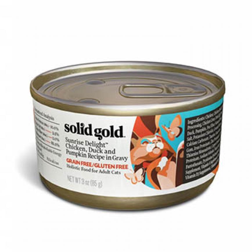 solidgold素力高 無穀物貓罐頭 南瓜鴨 3oz