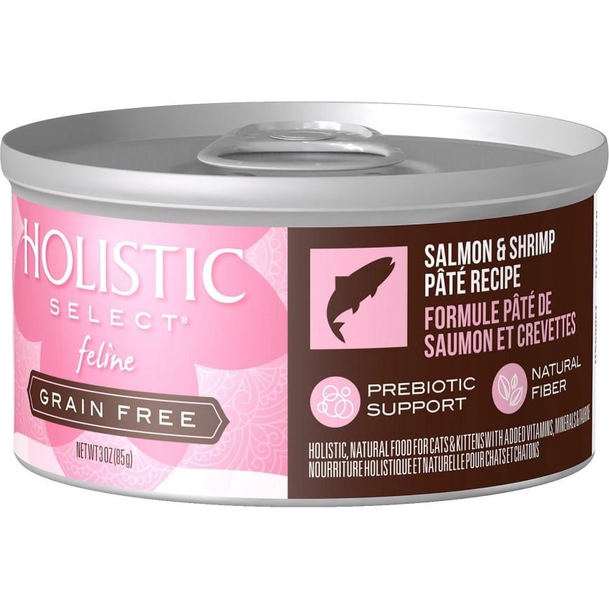 Holistic Select活力滋 無穀物貓罐頭 三文魚拼海蝦配方 3oz (HS59051)