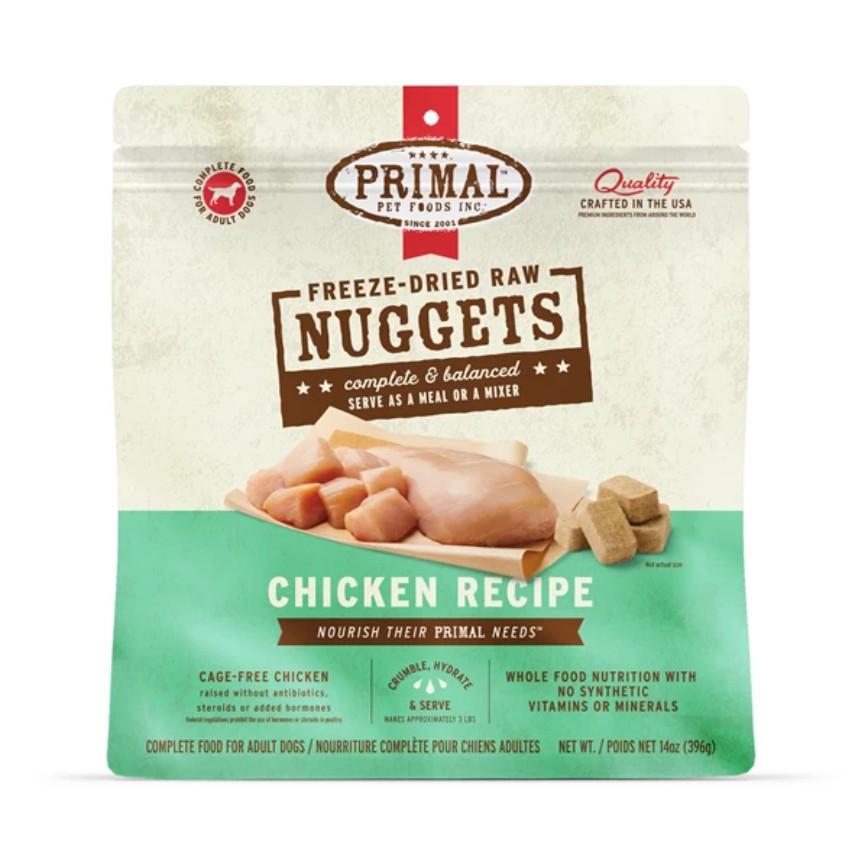 Primal 狗糧 脫水凍乾生肉主食糧 雞肉配方 14oz (CCF14FD)