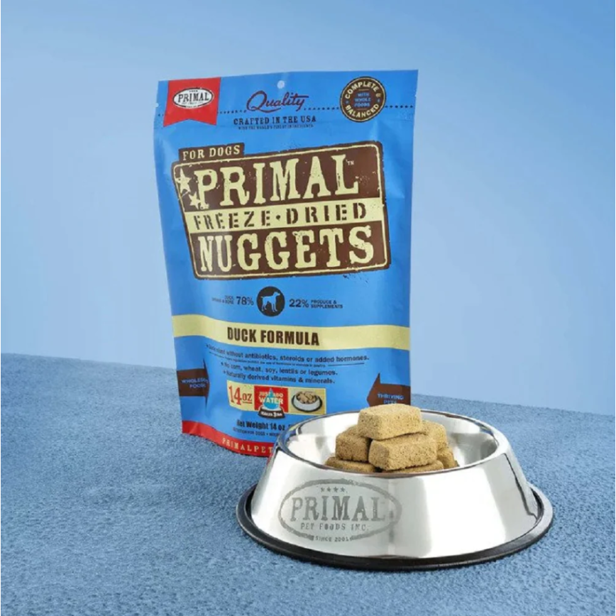 Primal 狗糧 脫水凍乾生肉主食糧 鴨肉 14oz (CDF14FD)