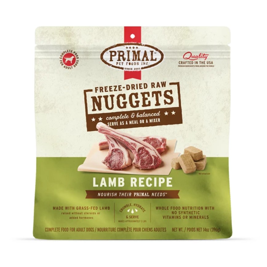 Primal 狗糧 脫水凍乾生肉主食糧 羊肉 14oz (CLF14FD) 圖 1