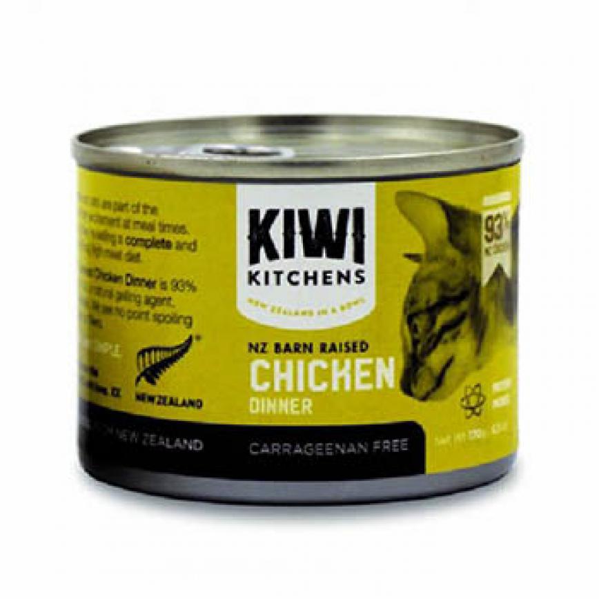 KIWI KITCHENS 主食貓罐頭 無穀物農場鮮雞配方 170g (KC-C-C170)