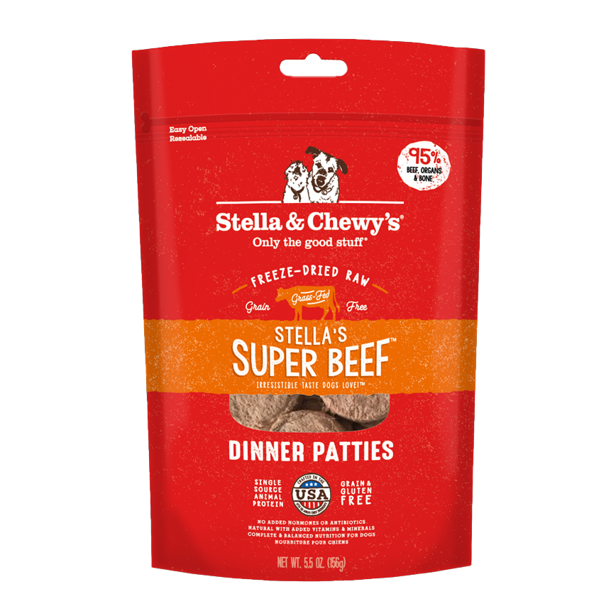 Stella & Chewy's 狗糧 凍乾生肉主糧 牛魔王 牛肉配方 5.5oz (SC001) 圖 1
