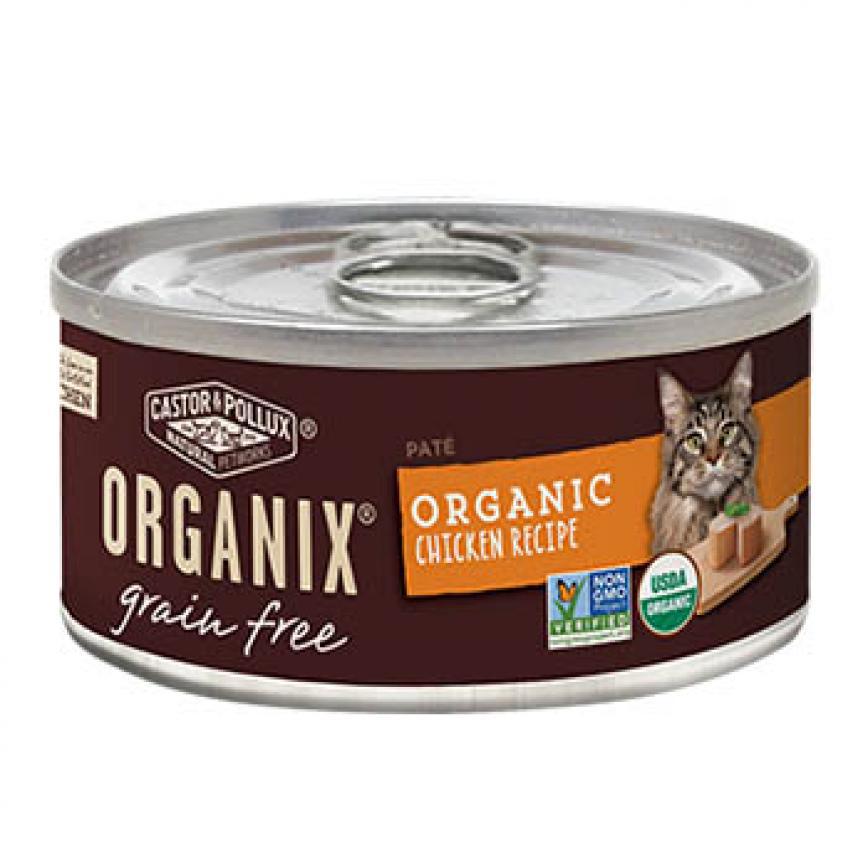 CASTOR & POLLUX ORGANIX 貓罐頭 有機無穀物 雞肉醬配方 5.5oz (7938)