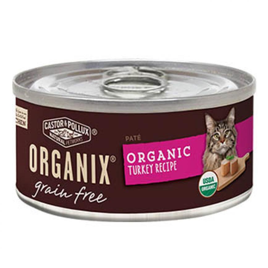 CASTOR & POLLUX ORGANIX 貓罐頭 有機無穀物 火雞肉醬配方 3oz (7930)