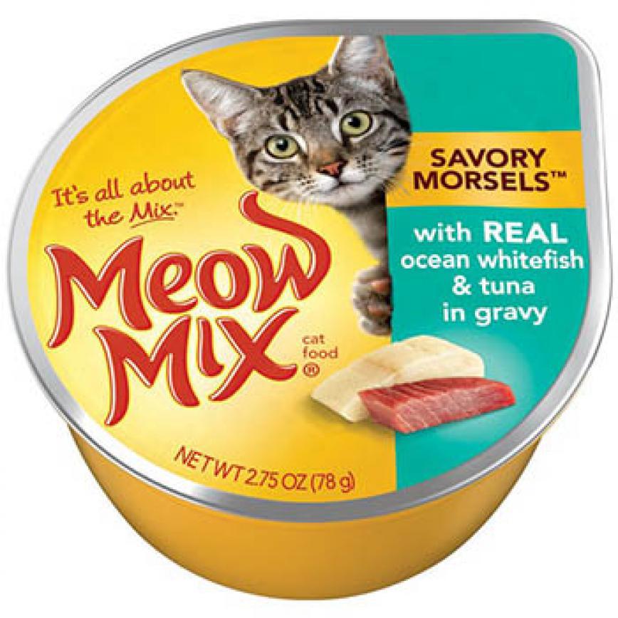 Meow Mix 貓罐頭 白身魚加吞拿魚湯汁配方 78g