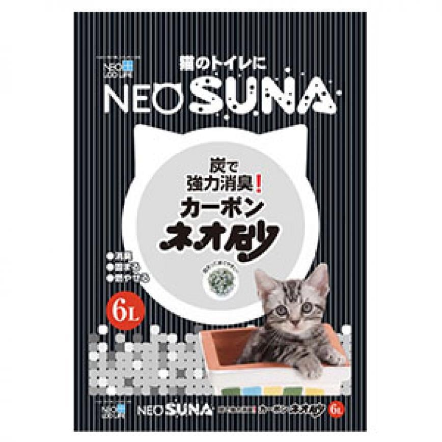 NEO SUNA活性炭紙砂 6L (黑色) (TBS)