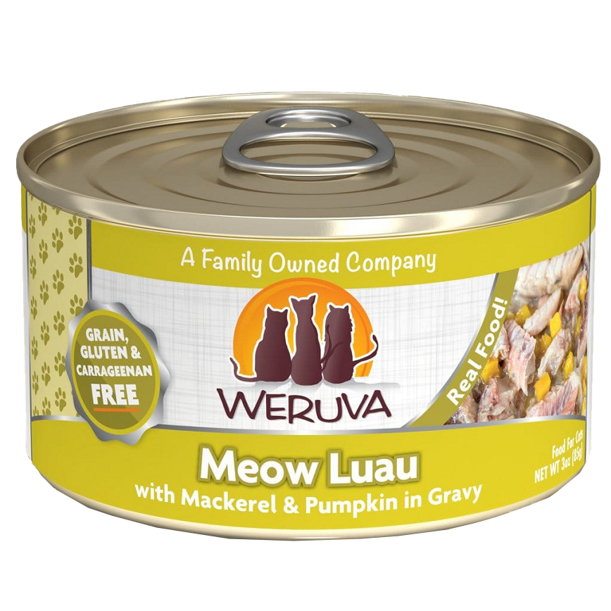 WeRuVa 貓罐頭 主食罐 野生鯖魚及南瓜 Meow Luau 85g (001064) 圖 1