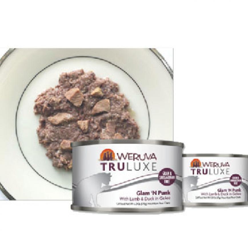 WeRuVa 貓罐頭 主食罐 尊貴系列 羊肉、無骨及去皮鴨胸肉吞拿魚 85g (001072) 圖 2