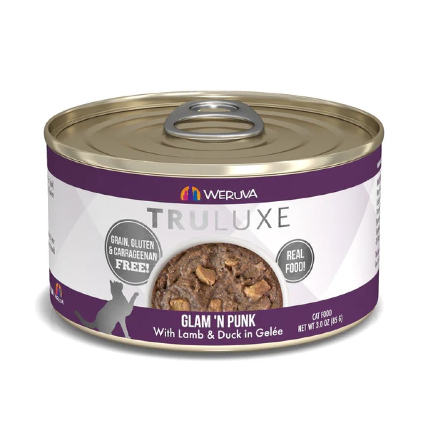 WeRuVa 貓罐頭 主食罐 尊貴系列 羊肉、無骨及去皮鴨胸肉吞拿魚 85g (001072) 圖 1