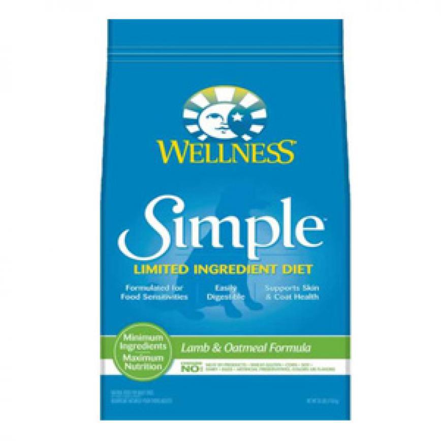 WELLNESS 狗糧 SIMPLE 羊肉單一蛋白質配方 100% Lamb & Oatmeal Formula 4lb 8oz 圖 1