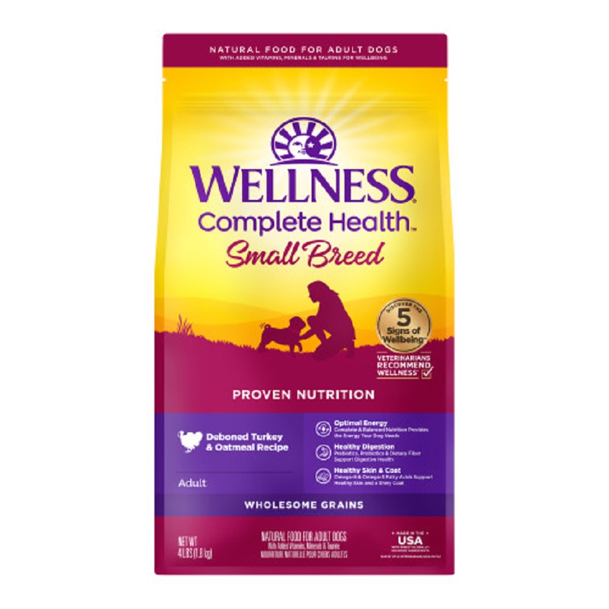 WELLNESS 狗糧 Complete Health GRAINED 小型成犬配方 火雞燕麥 4lb (89110) 圖 1