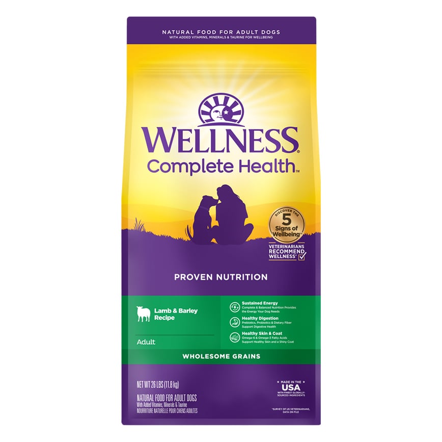 WELLNESS 狗糧 Complete Health GRAINED 成犬配方 羊肉燕麥 15lb (8905) 圖 1