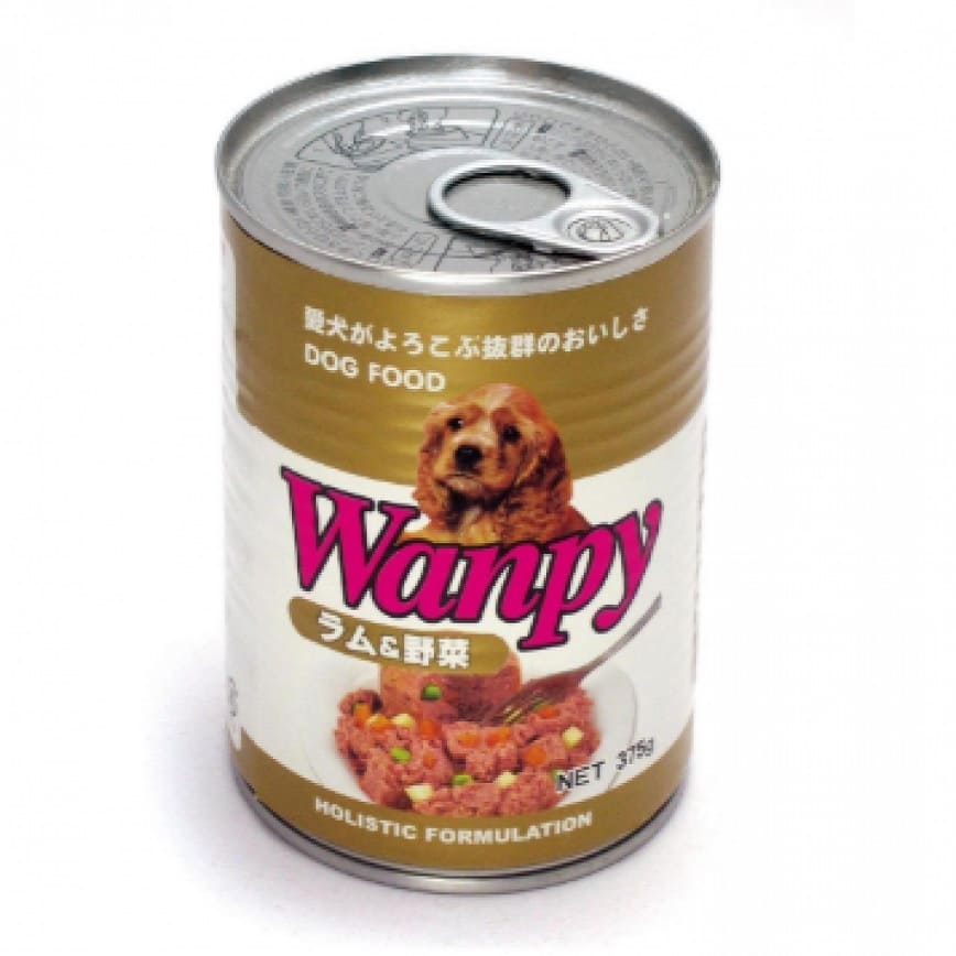 Wanpy頑皮 狗罐頭 羊肉野菜配方 375g