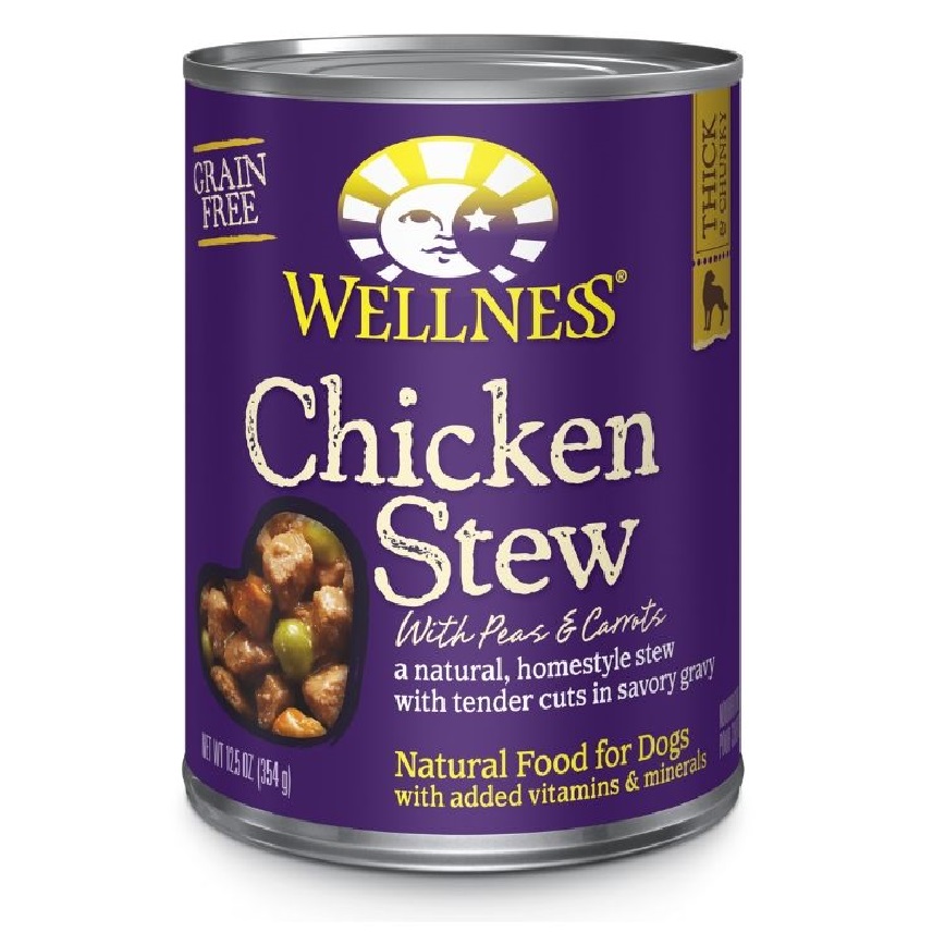 WELLNESS 狗罐頭 Complete Health Grain Free 無穀物 鮮汁燴雞 12.5oz 354g (紫) (1700) 圖 2