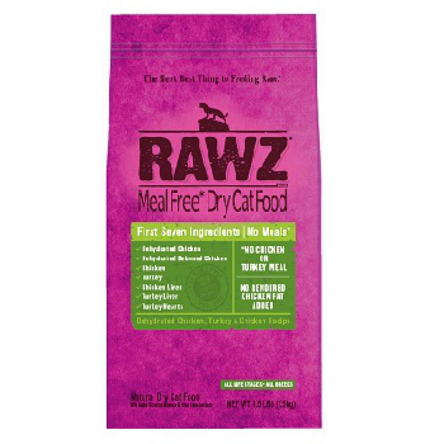 RAWZ 全貓乾糧 脫水雞肉、火雞肉及雞肉配方 7.8lb (RAWZCC7)
