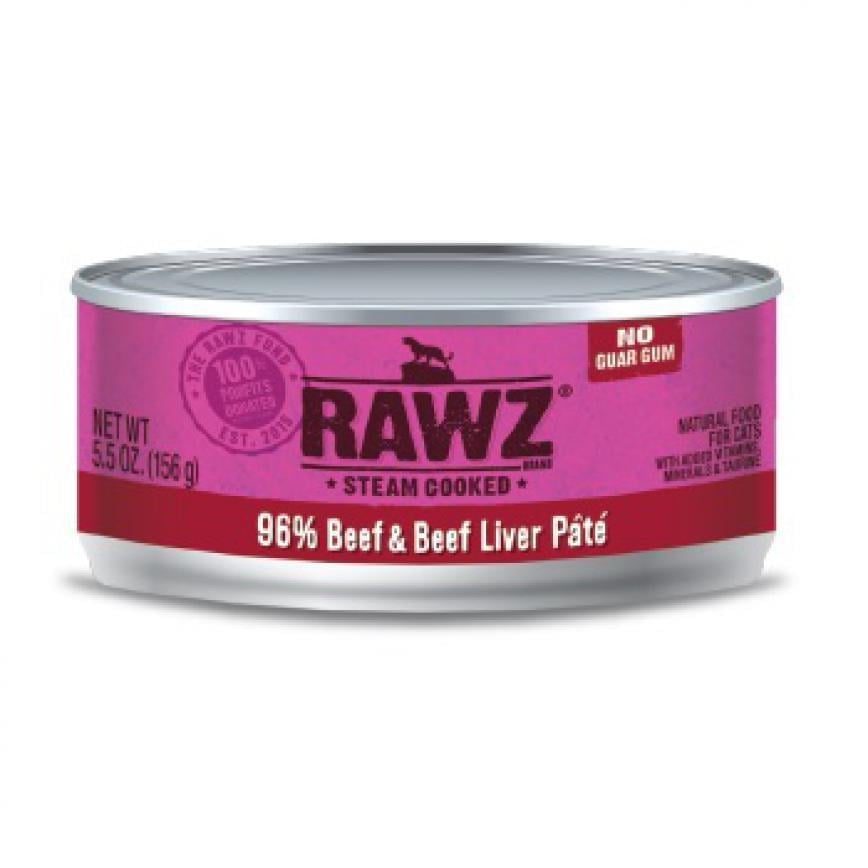 RAWZ 貓用 牛肉牛肝 肉醬主食罐 155g