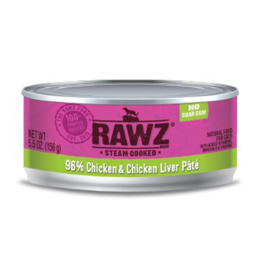 RAWZ 貓雞肉雞肝肉醬主食罐 155g