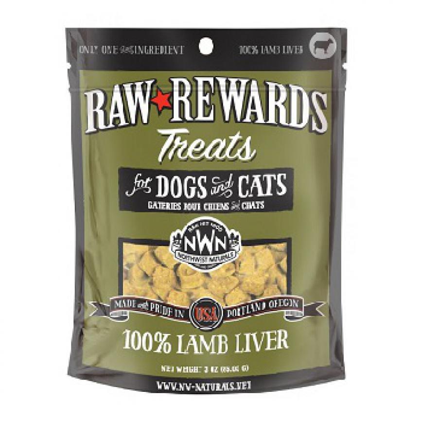 Northwest Naturals 凍乾小食 羊肝 3oz 85g (貓犬用) (NWTRTLAM)