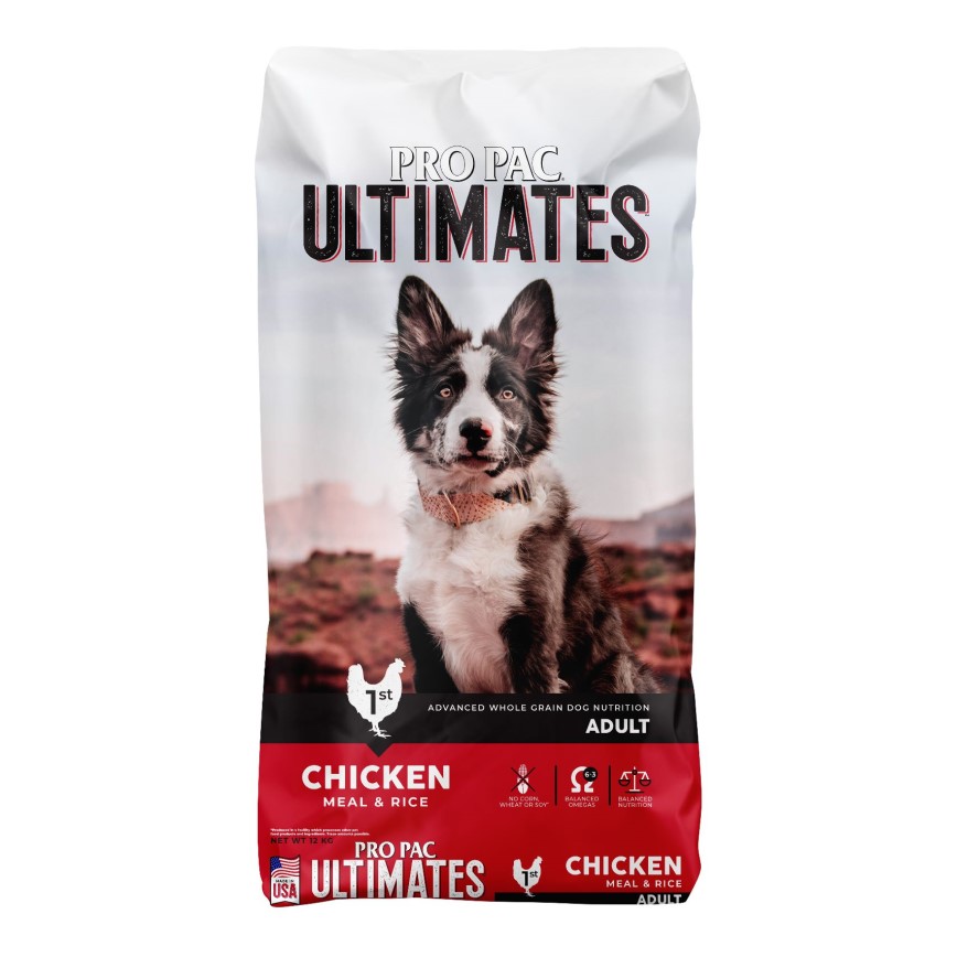 PRO PAC Ultimates 狗糧 全天然系列 成犬配方 雞肉及糙米 18.1kg/40lb(59615)
