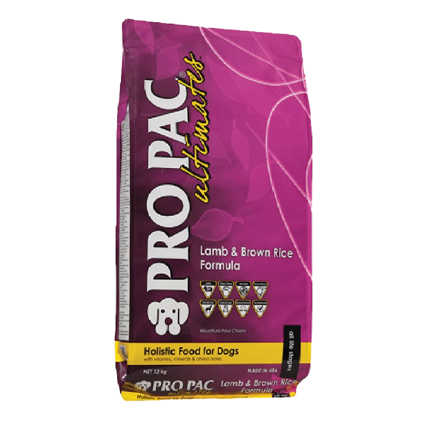 PRO PAC Ultimates 狗糧 全天然系列 成犬配方 羊肉及糙米 12.7kg/28lb, (59602)