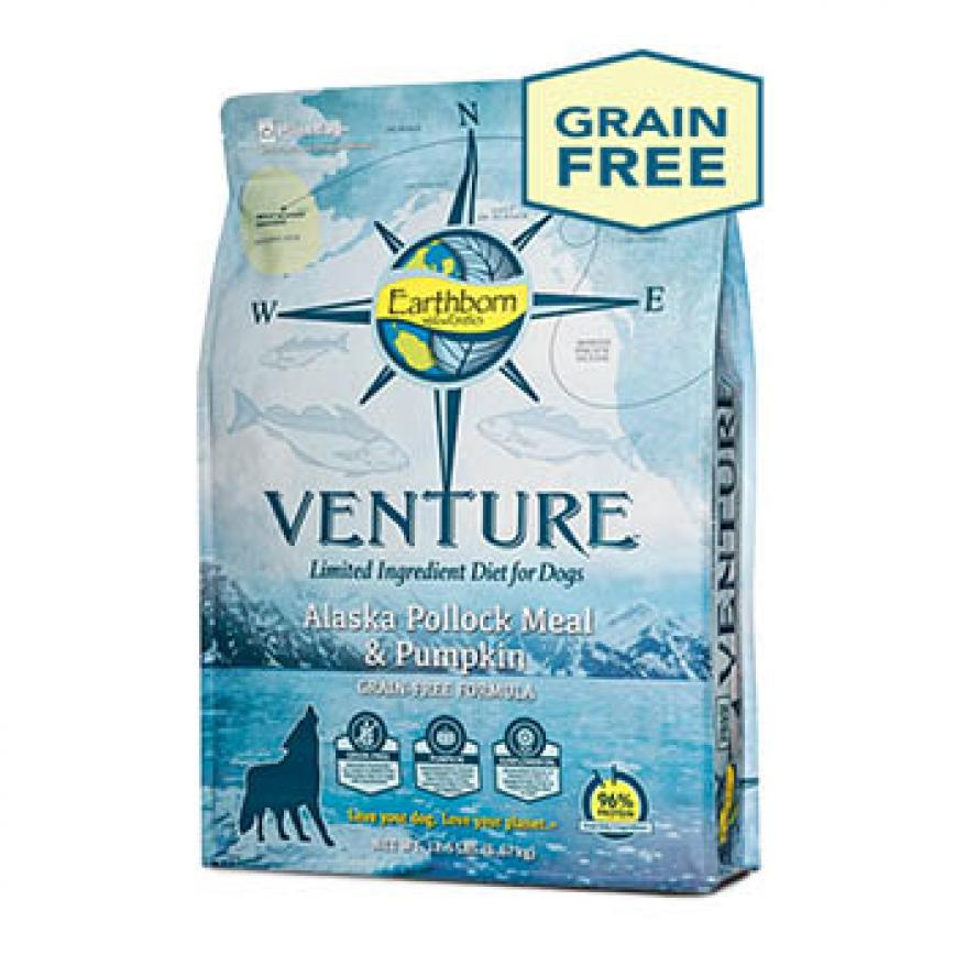 Earthborn Holistic Venture 低敏 單一動物蛋白全犬配方 阿拉斯加鱈魚+南瓜 4lb (VPP04) 圖 1