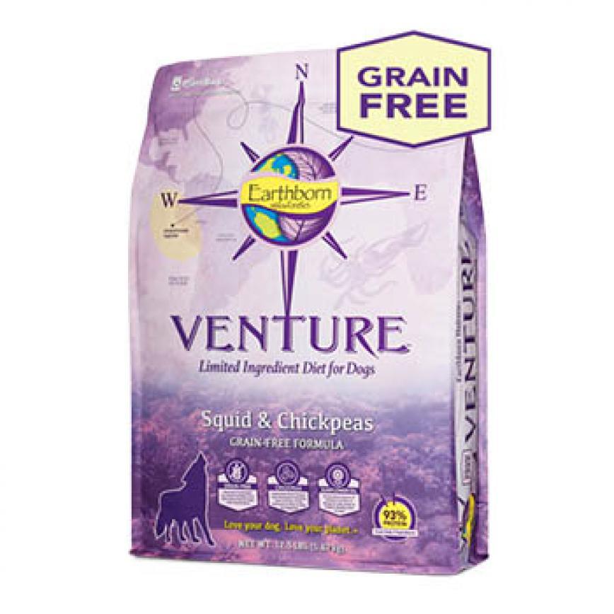 Earthborn Holistic Venture 低敏 單一動物蛋白全犬配方 秘魯魷魚+鷹咀豆 25lb