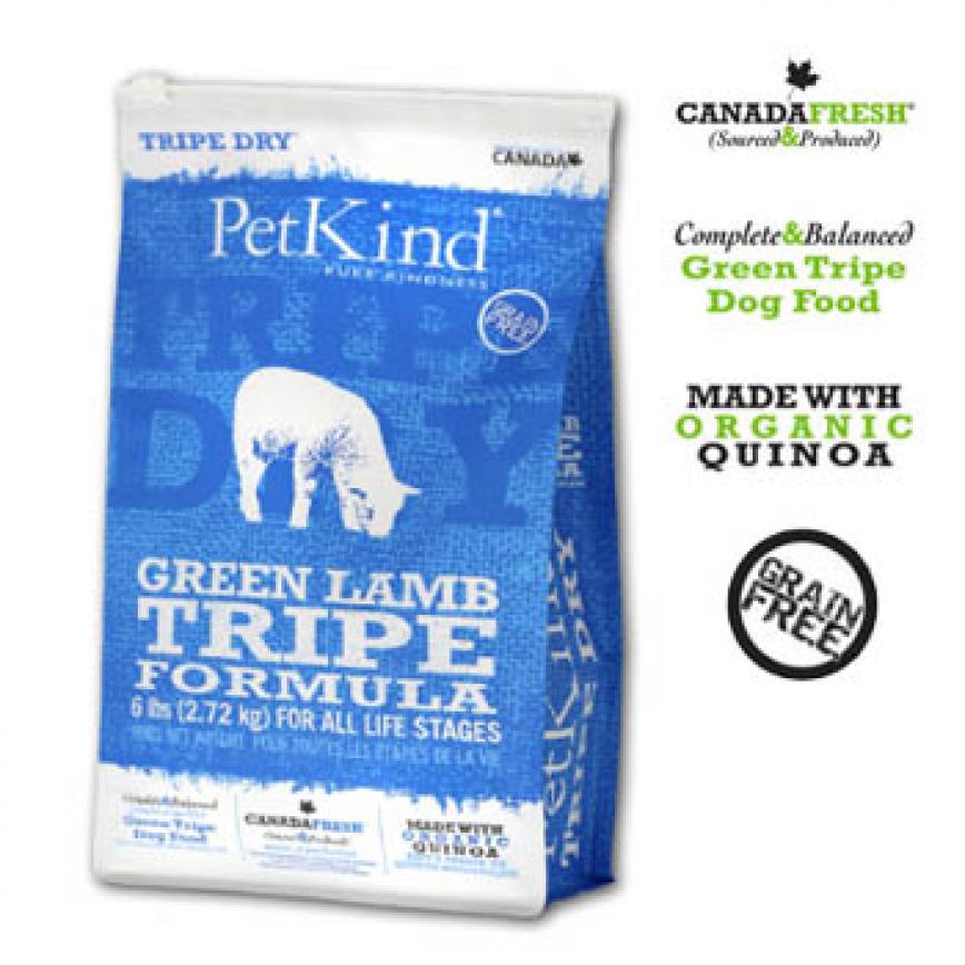 PetKind 無穀物狗糧 有機藜麥羊肉低敏配方 25lb (1-710)