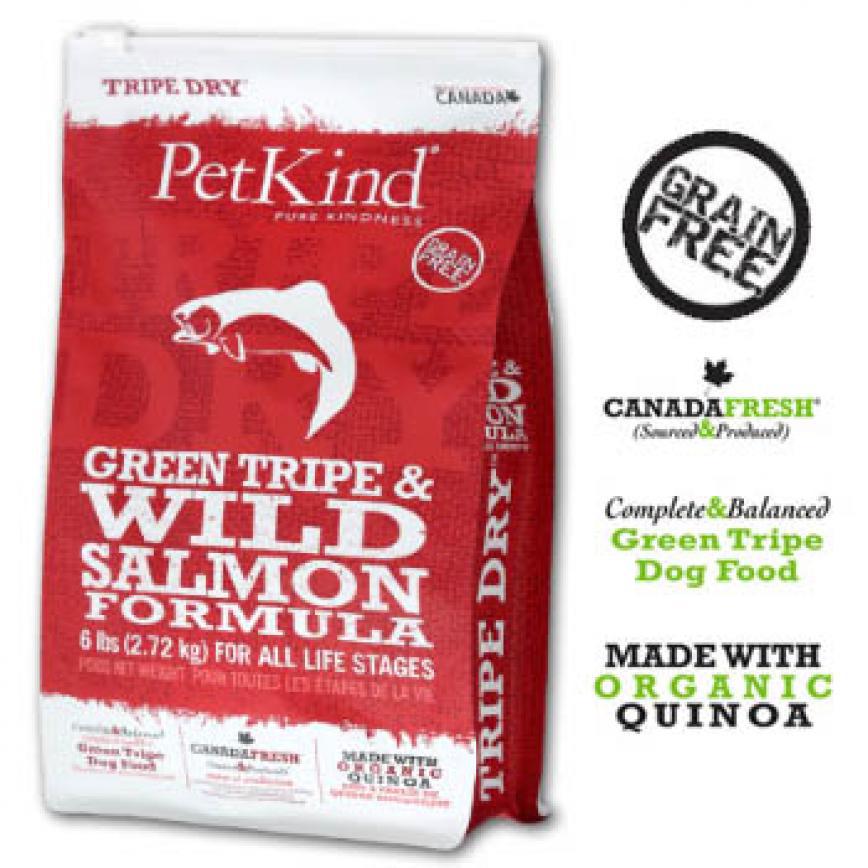 PetKind 無穀物狗糧 有機藜麥三文魚皮膚敏感配方 25lb (1-700)