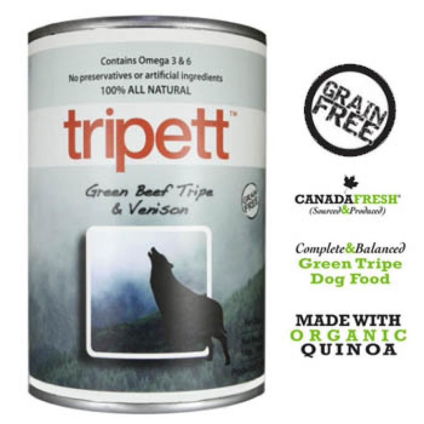 PetKind Tripett 狗罐頭 無穀物牛草胃鹿肉配方 Beef Tripe & Venison 12oz (2-13)