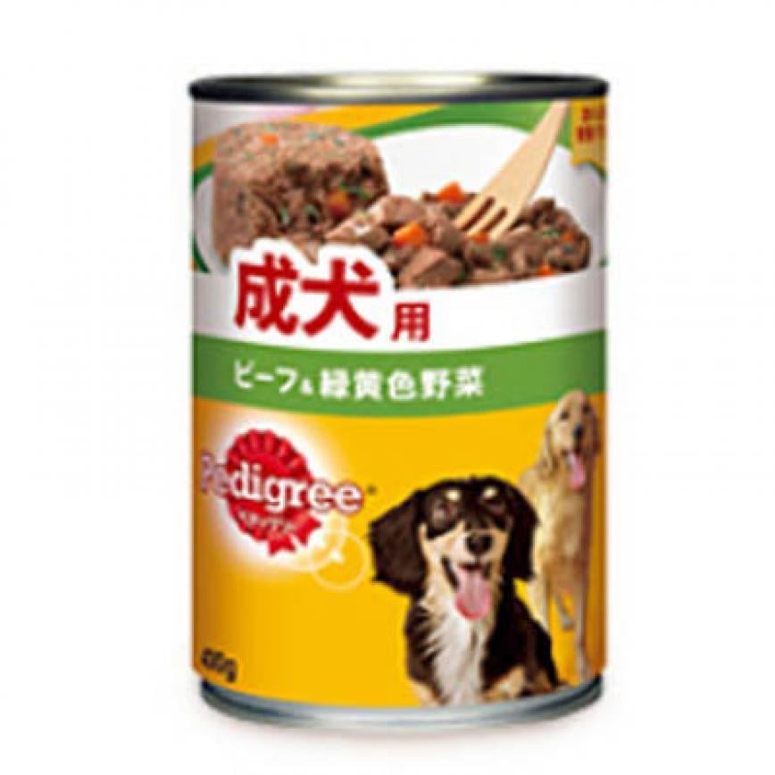 Pedigree寶路 狗罐頭 野菜牛柳 400g