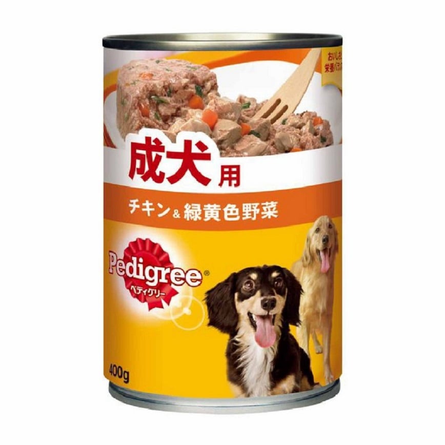 Pedigree寶路 狗罐頭 野菜雞肉 400g