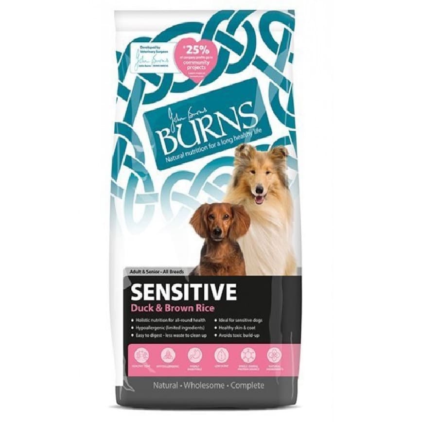 Burns 抗敏鴨肉糙米配方 Sensitive+ Duck & Brown Rice 2kg (停售)