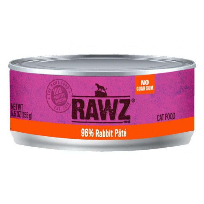 RAWZ 貓罐頭 肉醬主食罐 全貓配方 兔肉 155g (RZCR156)