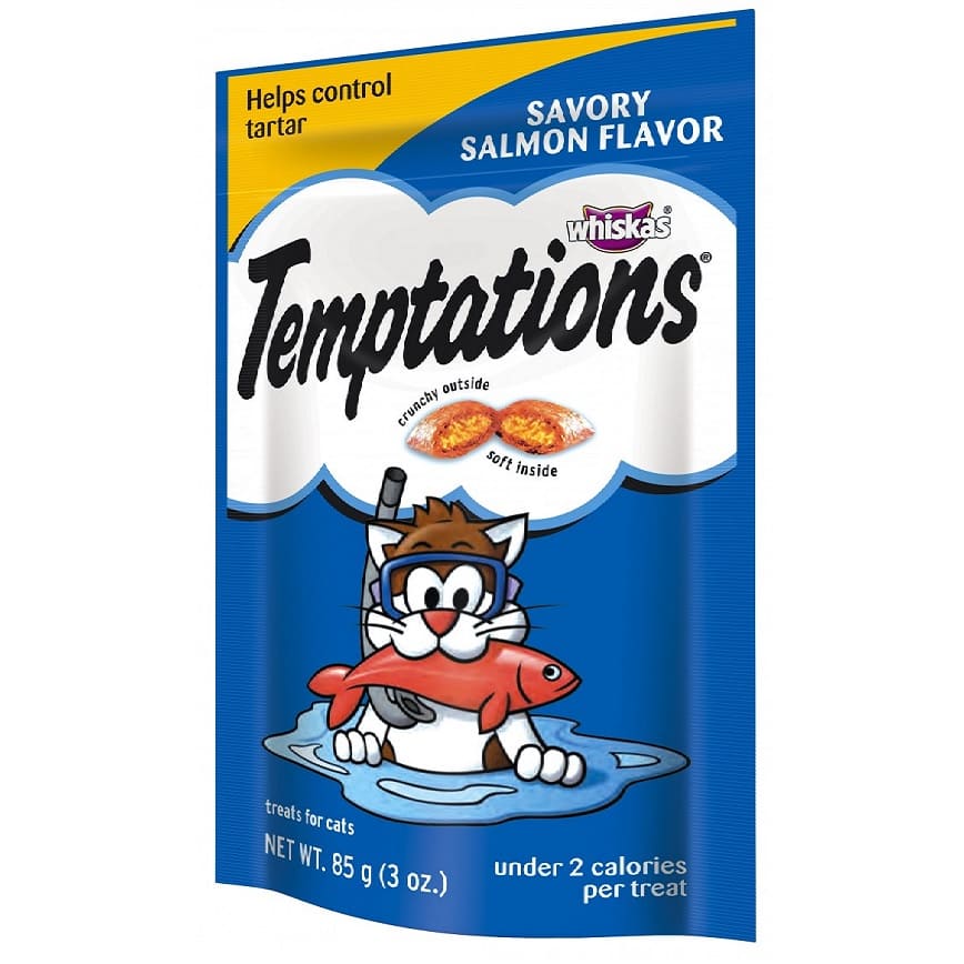 Temptations 防牙石貓零食 三文魚 85g (藍) (10162833) (TBS)