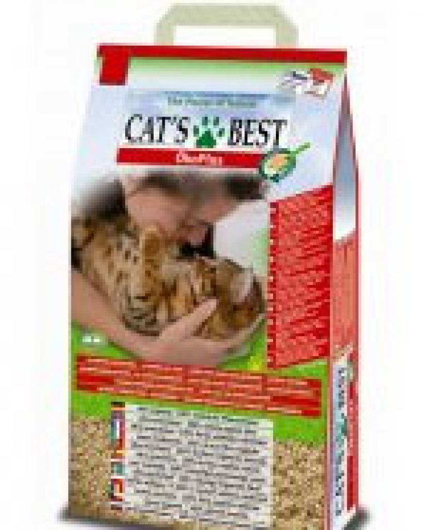 德國CAT'S BEST黏結吸臭 木貓砂 紅袋幼砂普通裝 8.6kg (20L) (破損品) 圖 1