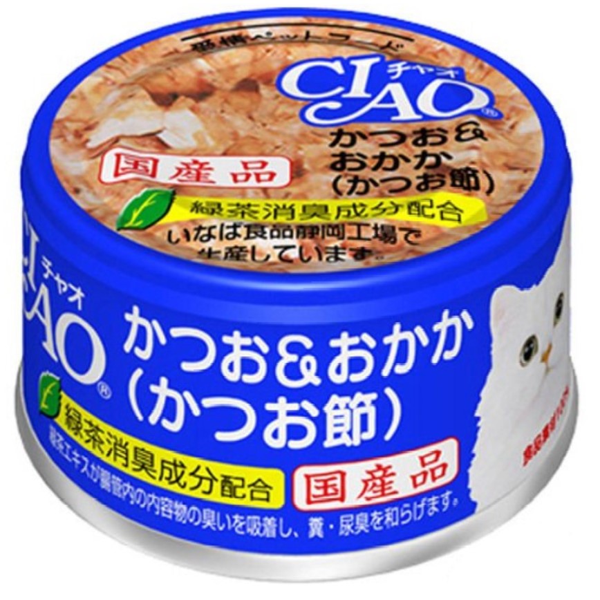 CIAO 貓罐頭 雞肉及鰹魚 85g (深藍) (A-10) 圖 1